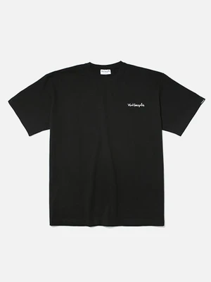 (ST01) M/G SMALL SIGN LOGO T-SHIRTS -BLACK