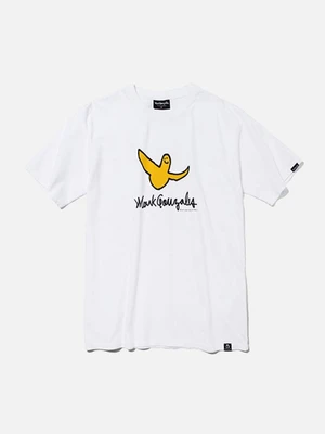 (ST16) ANGEL LOGO T-SHIRTS-WHITE