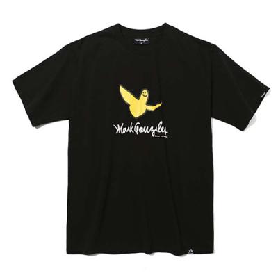 (ST16) ANGEL LOGO T-SHIRTS-BLACK