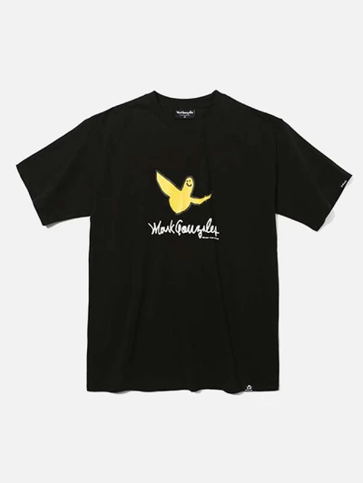 (ST16) ANGEL LOGO T-SHIRTS-BLACK