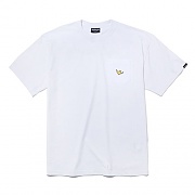 (ST04) ANGEL POCKET T-SHIRTS-WHITE