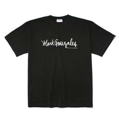 (ST03) M/G SIGN LOGO T-SHIRTS-BLACK