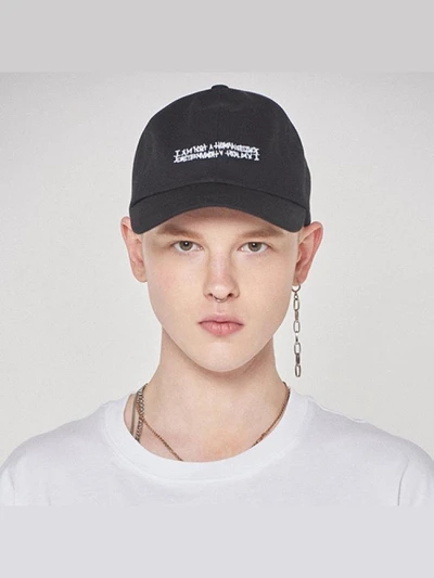 BASIC LOGO HAT-BLACK