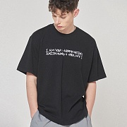 BASIC LOGO TEE-BLACK