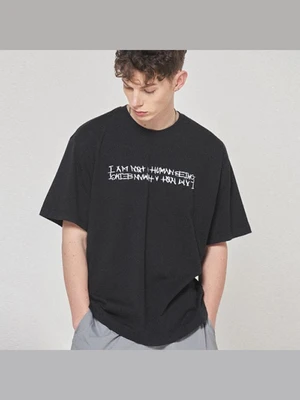 BASIC LOGO TEE-BLACK