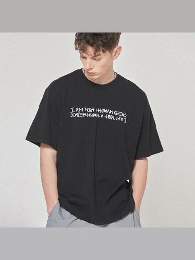 BASIC LOGO TEE-BLACK