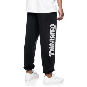 SKULLS SWEATPANTS-BLACK