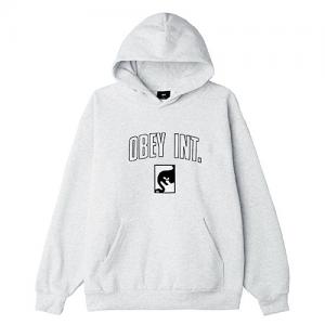 (112470043) OBEY INT. HOOD-ASH GRY