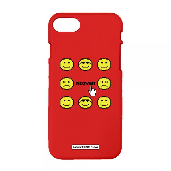 Smile face-red(color jelly case)