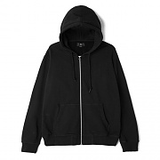 (111620024)EIGHTY NINE ICON ZIP HOOD-BLK