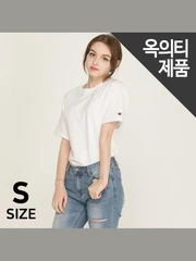 (T0223) 클래식 반팔티 WHITE (뒷면 원단불량)