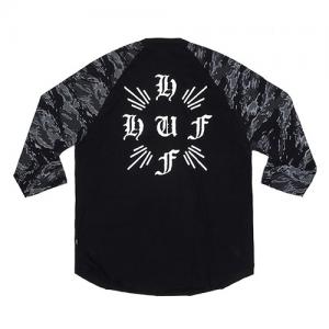 MONO TIGER CAMO RAGLAN-BLACK