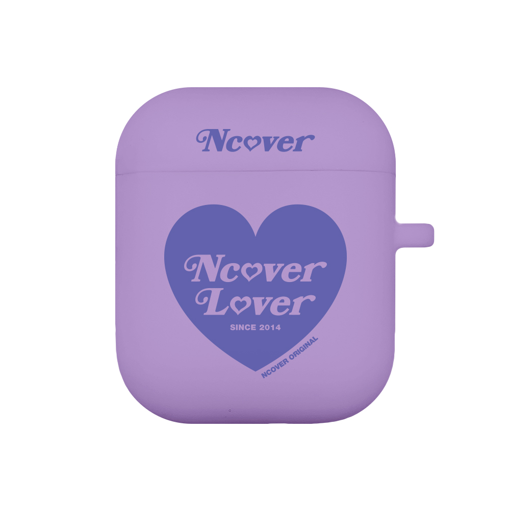 Heart lover-purple(airpods jelly case)