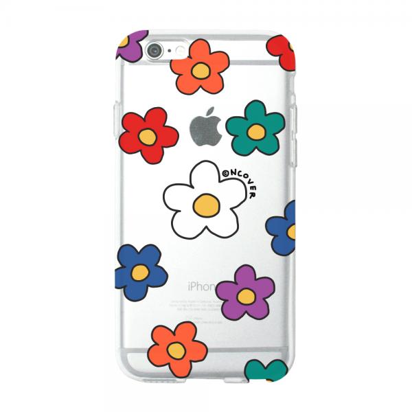 Color flower dot(jelly case)