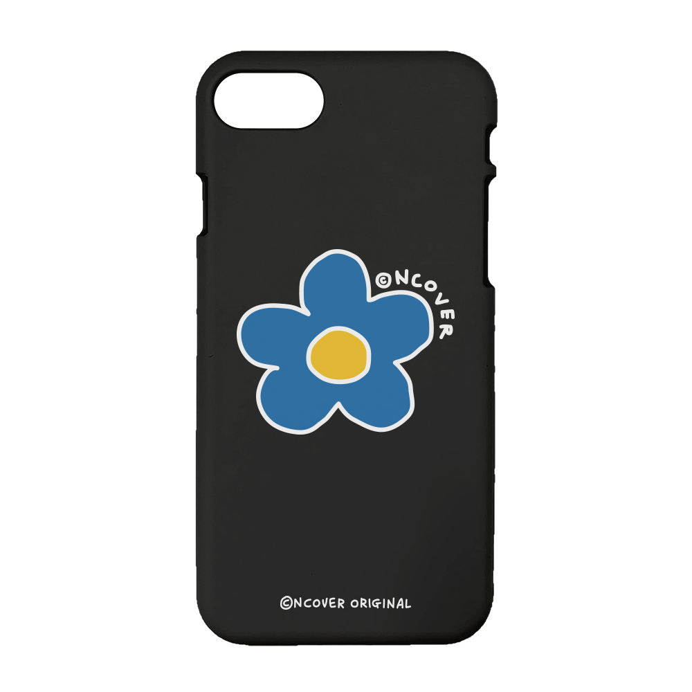 Flower point-black(color jelly case)