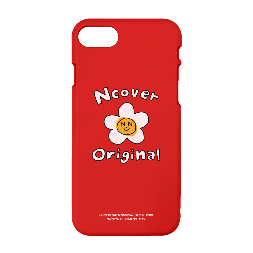 Flower graphic-red(color jelly case)
