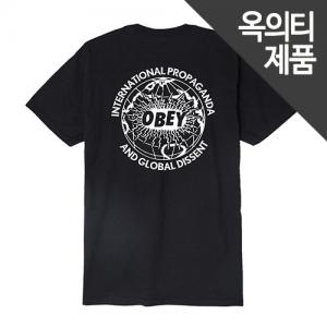 (163081902) OBEY GLOBAL DISSENT TEE-BLK