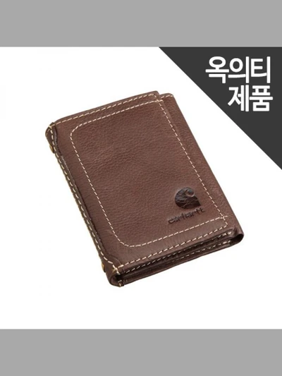 페블 트라이폴드 3단지갑 BROWN