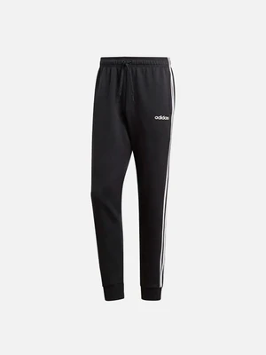 (DQ3095) ESSENTIALS 3-STRIPES TAPERED CUFFED PANTS-BLACK