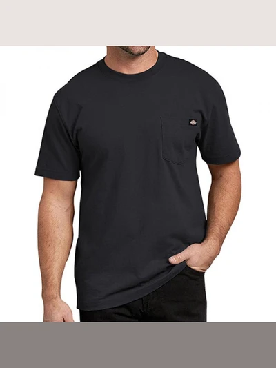 (WS450 BK) HEAVYWEIGHT TEE-BLACK