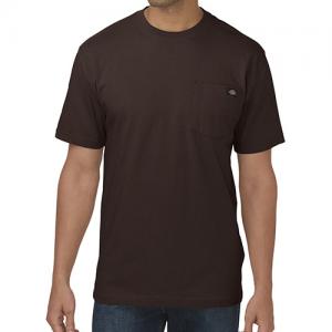 (WS450 CB) HEAVYWEIGHT TEE-CHOCOLATE BROWN