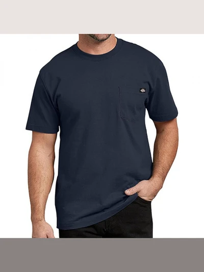 (WS450 DN) HEAVYWEIGHT TEE-DARK NAVY