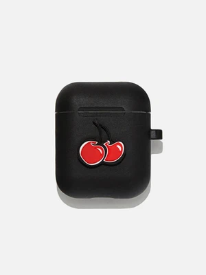 CHERRY AIRPODS CASE IA [BLACK]