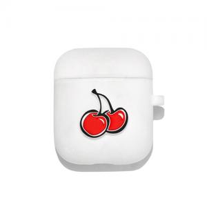 CHERRY AIRPODS CASE IA [WHITE]
