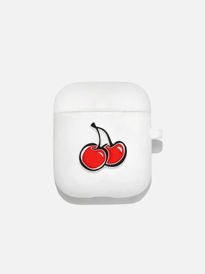 CHERRY AIRPODS CASE IA [WHITE]