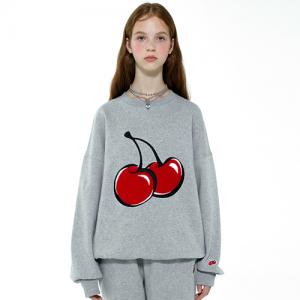 BIG CHERRY SWEATSHIRT IA [MELANGE GRAY]