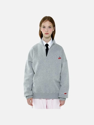 SMALL CHERRY SWEATSHIRT IA [MELANGE GRAY]