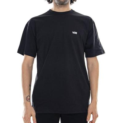 LEFT CHEST LOGO TEE-BLACK/WHITE