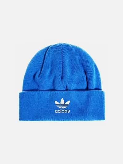 (CL5308) TREFOIL BEANIE-COLLEGIATE ROYAL BLUE/WHITE