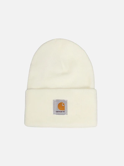 (A18) 아크릴릭 와치햇 비니 WINTER WHITE