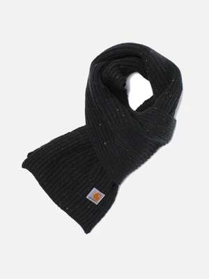 (I015469) ANGLISTIC PLAIN SCARF-BLK