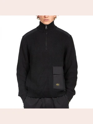 워커 하프집업 스웨터(I026961) BLACK