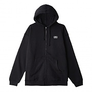(111751826) OBEY EYES 3 BASIC ZIP HOOD FLEECE-BLK