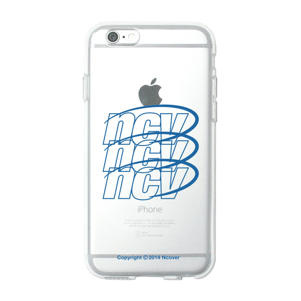 Triple ncv logo case-blue(jelly case)