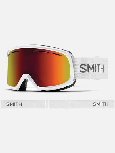 DRIFT WHITE - RED SOL-X MIRROR