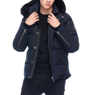 (MK2228M3Q_402) 2019 쓰리쿼터 남자패딩 MENS 3Q JACKET-NAVY (blk fur)