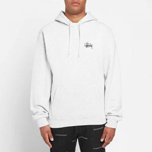 BASIC STUSSY HOOD-ASH HEATER(blk logo)