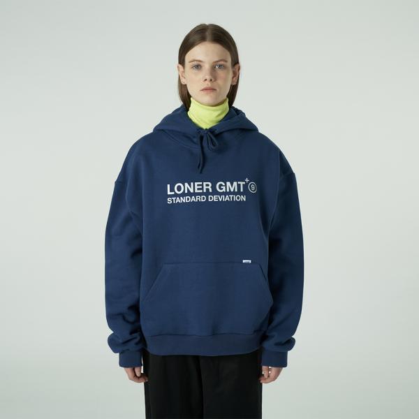 [L]Gmt standard logo hoodie-deep blue