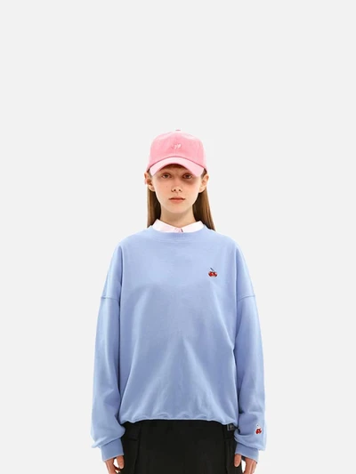 SMALL CHERRY SWEATSHIRT JS [BLUE]