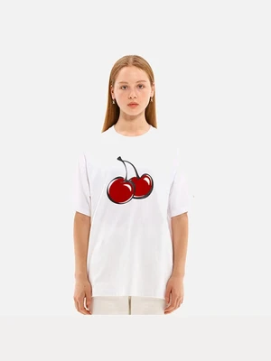 BIG CHERRY T-SHIRTS JS [WHITE]