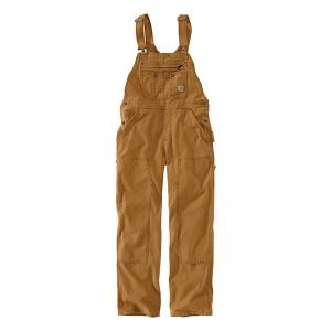 (102438) 우먼스 카펜터 크로우포드 더블 프론트 BIB 오버롤 BROWN
