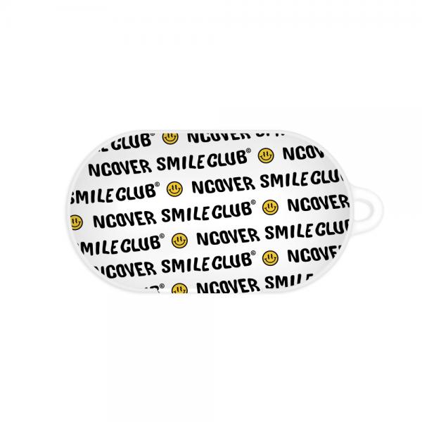 Smile club(emoticon)-white.black(buds hard)