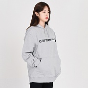 (103873) 포스 델몬트 로고 후드티 ASPHALT (058)