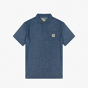 (K570) 포켓 카라 반팔티 DARK COBALT (413)