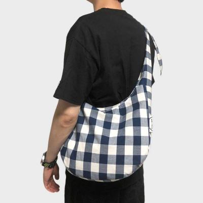 slouch bag [navy check]