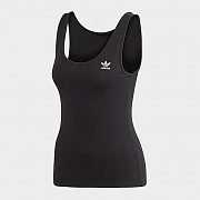 (FM2602) TANK TOP-BLACK/WHITE